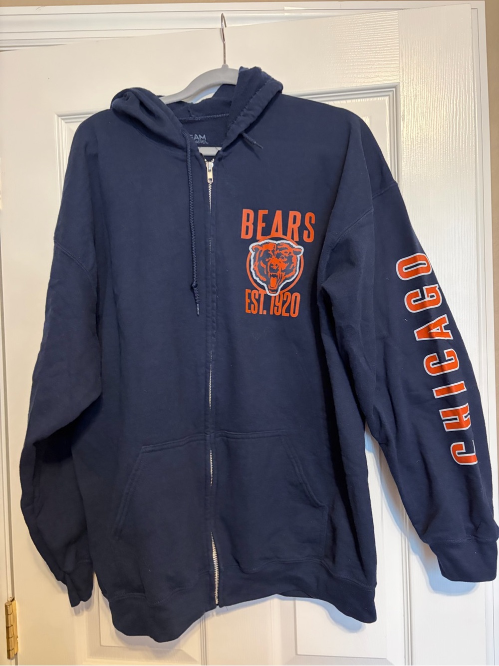 Team Apparel Black NFL Logo Hoodie - 2XL